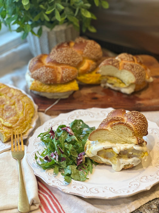 Potato and Egg Frittata Sandwich