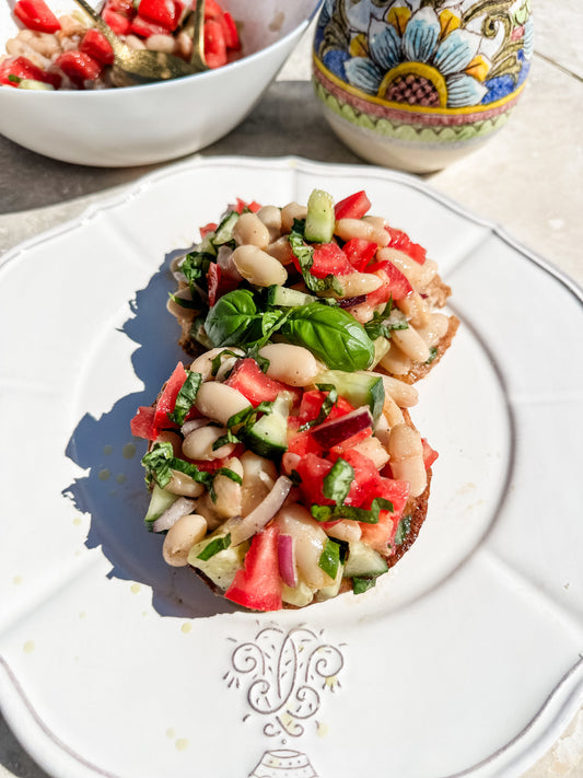 Friselle with Bean Salad