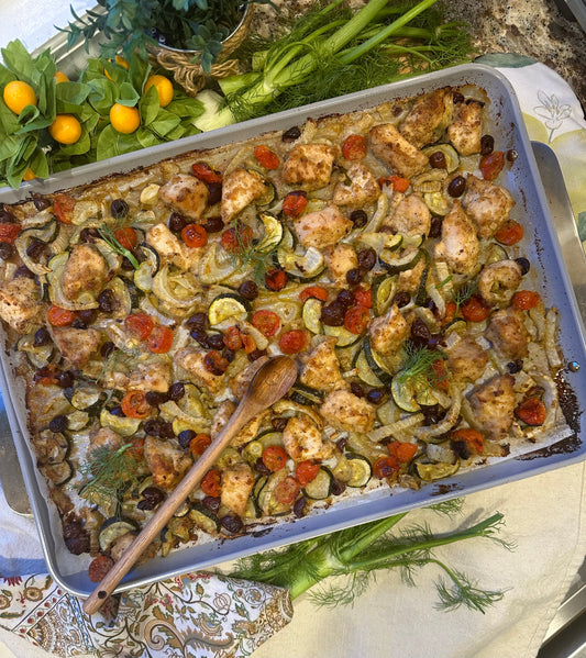 Sheet Pan Chicken & Fennel