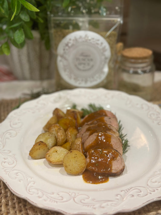 Roast Pork with Gravy