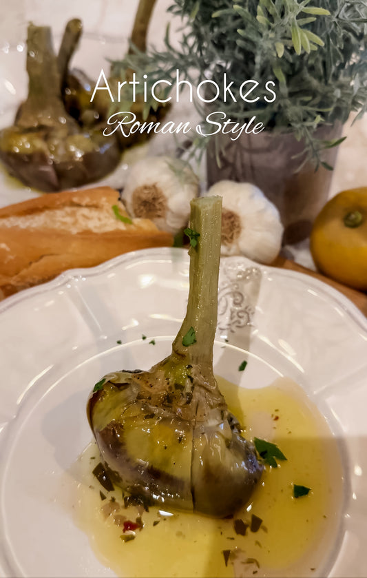 Roman Style Artichokes