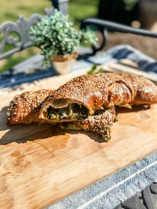 Spinach and Mozzarella Stromboli