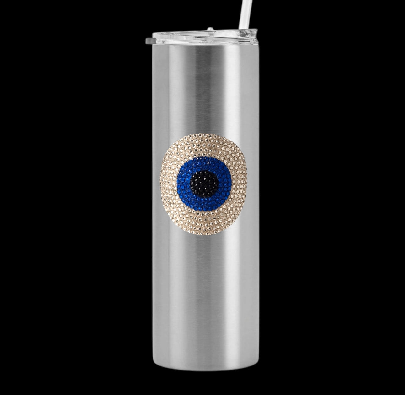 30 oz. Rhinestone Evil Eye Tumbler