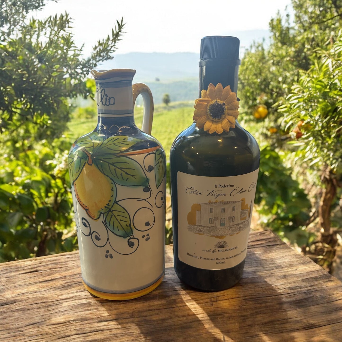 IL Poderino Olive Oil (From Dena's Home) and Decorative Lemon Bottle