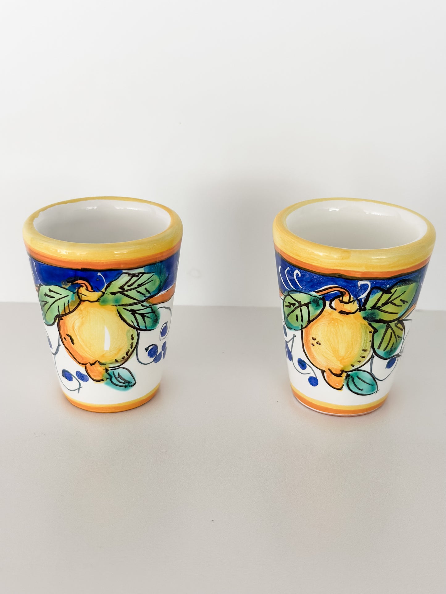Limoncello Cups/Shot Glassses
