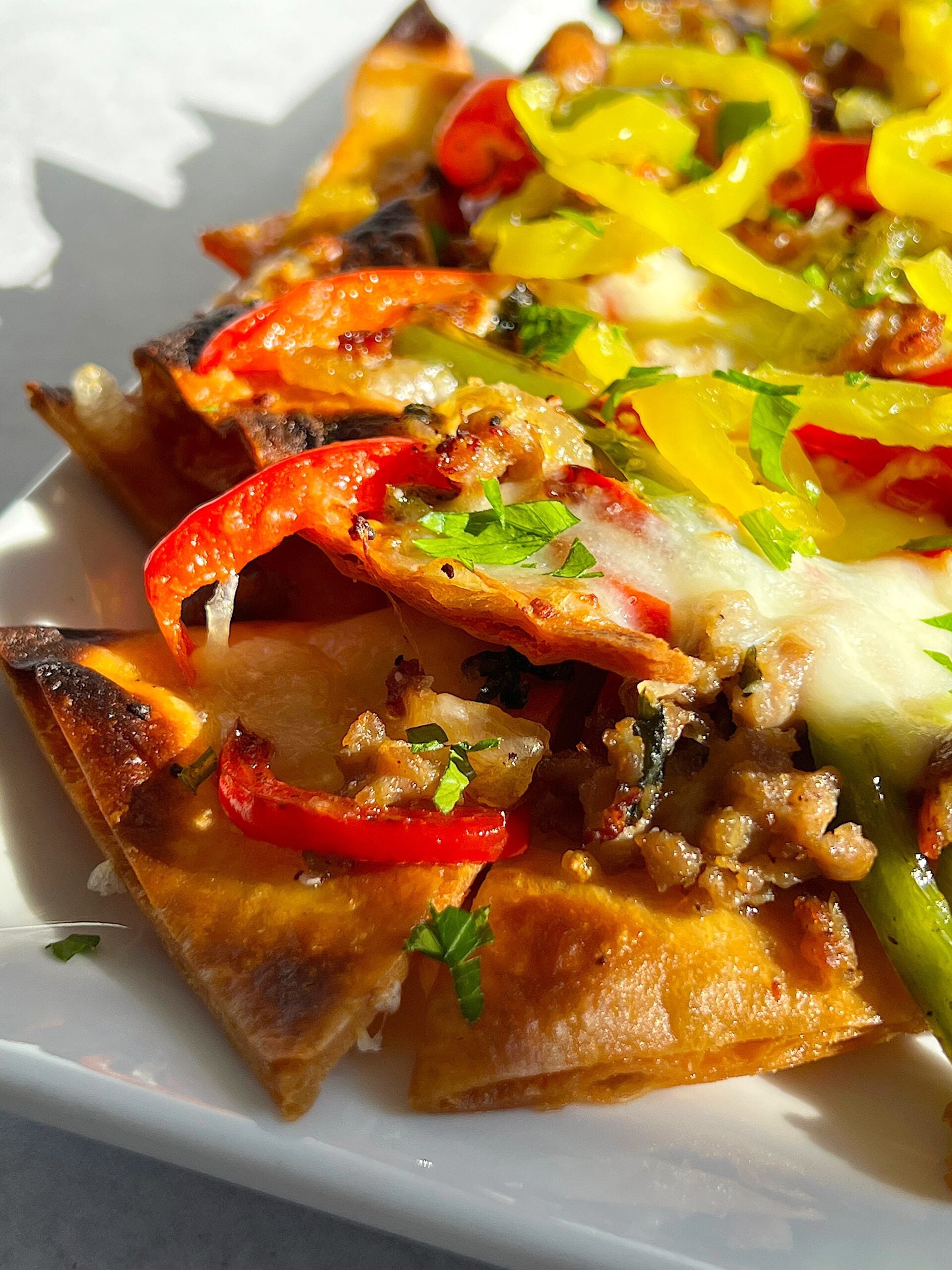 Italian Sausage and Pepper Nachos – Micia Mammas