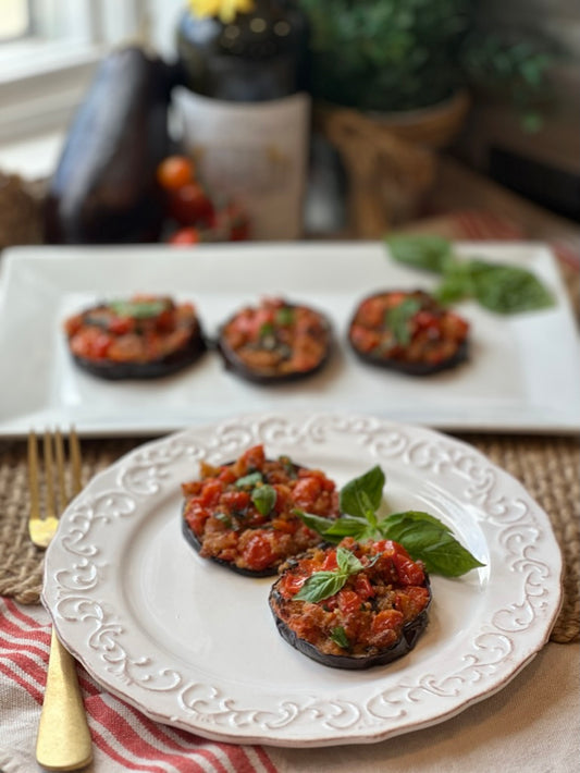 Eggplant Bruschetta