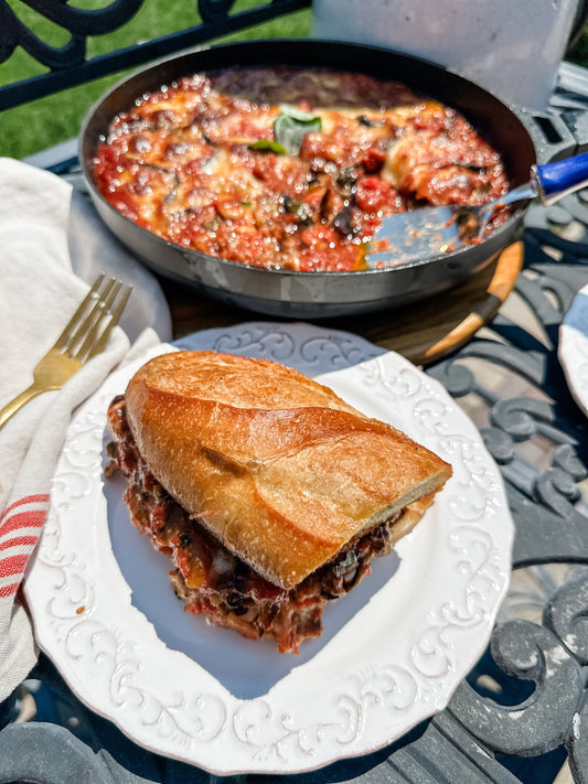 Grilled Eggplant Parmigiana