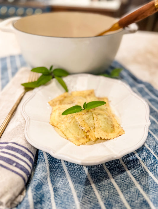 Ravioli in a Sage Butter Sauce