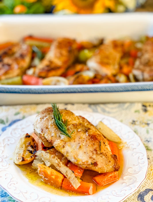 Roasted Chicken and Veggies