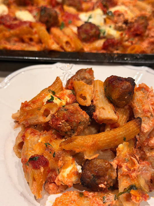 Sheetpan Baked Macaroni