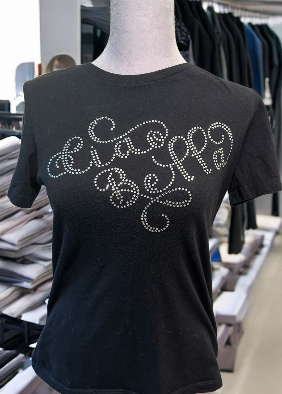 Ciao Bella Rhinestone T-Shirt