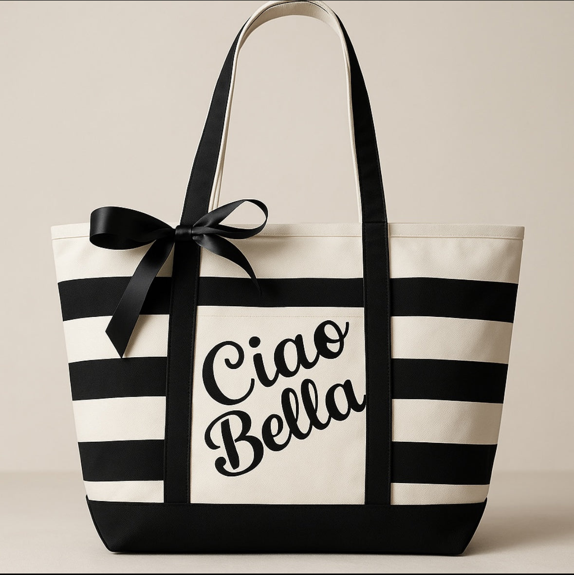 Ciao Bella Tote (Large) Striped