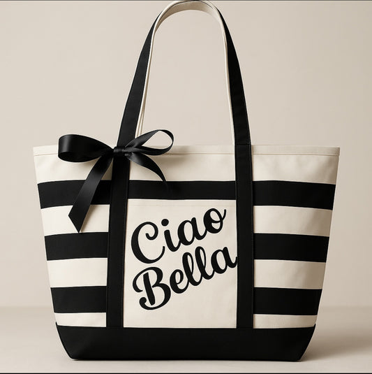 Ciao Bella Tote (Large) Striped