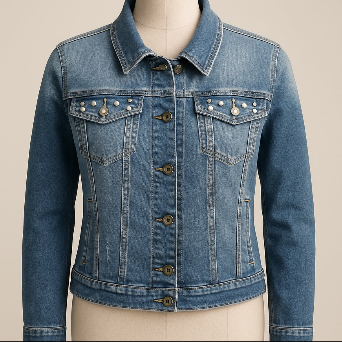 Ciao Denim Pearl Jacket