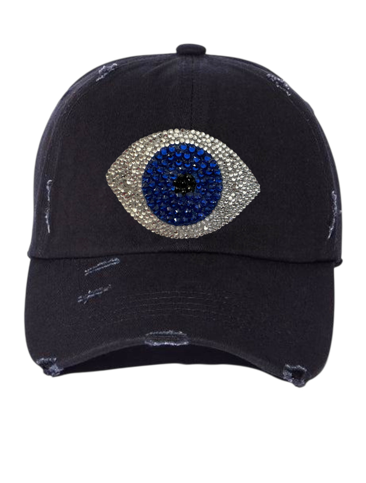 Evil Eye Rhinestone Baseball Cap