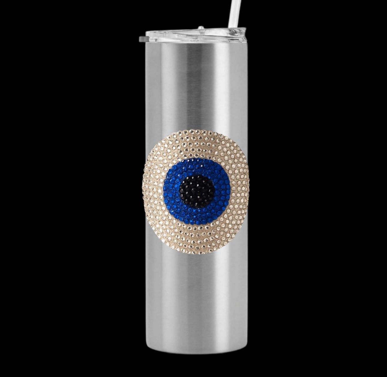 30 oz. Rhinestone Evil Eye Tumbler