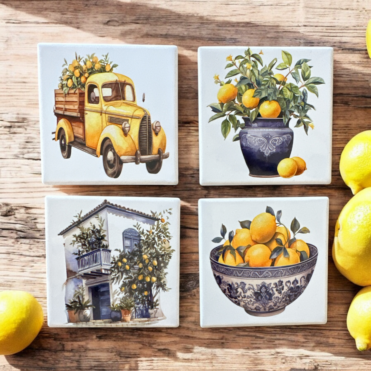 Lemon Collection Coasters