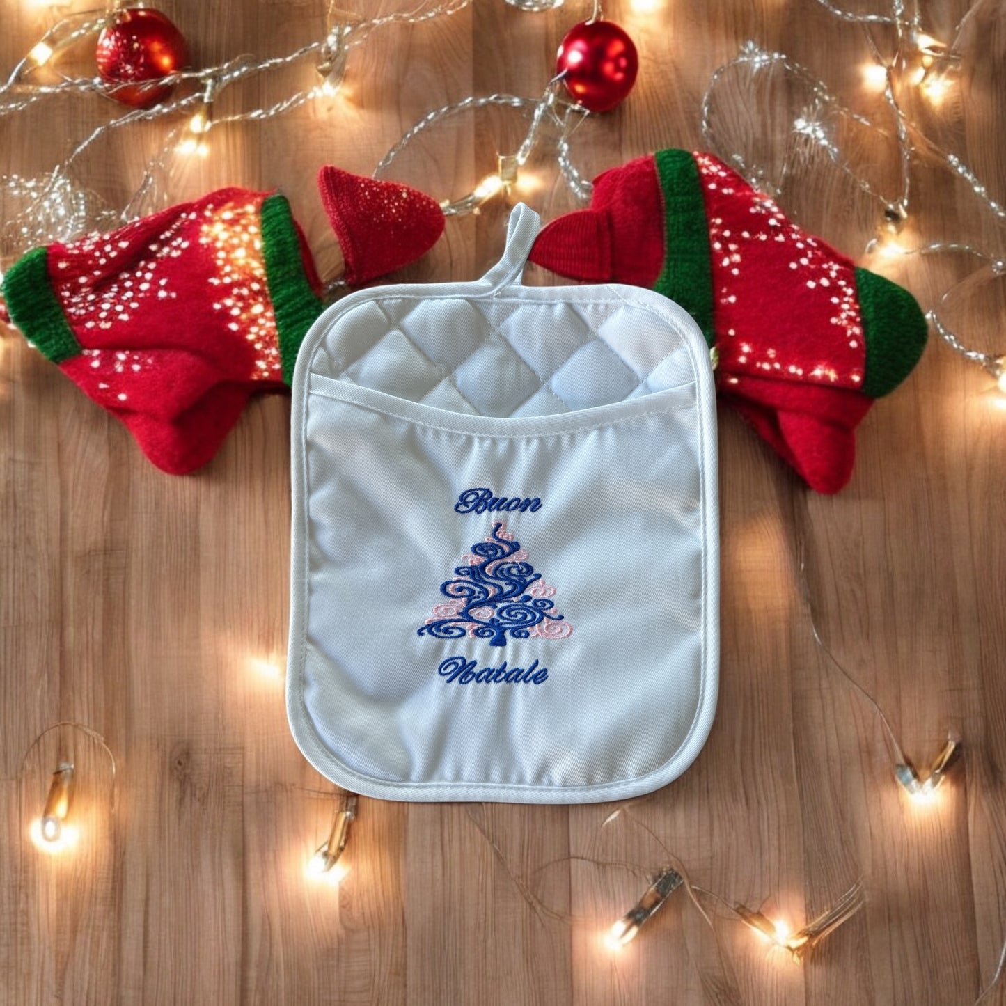 Christmas Tree Buon Natale Pot Holder