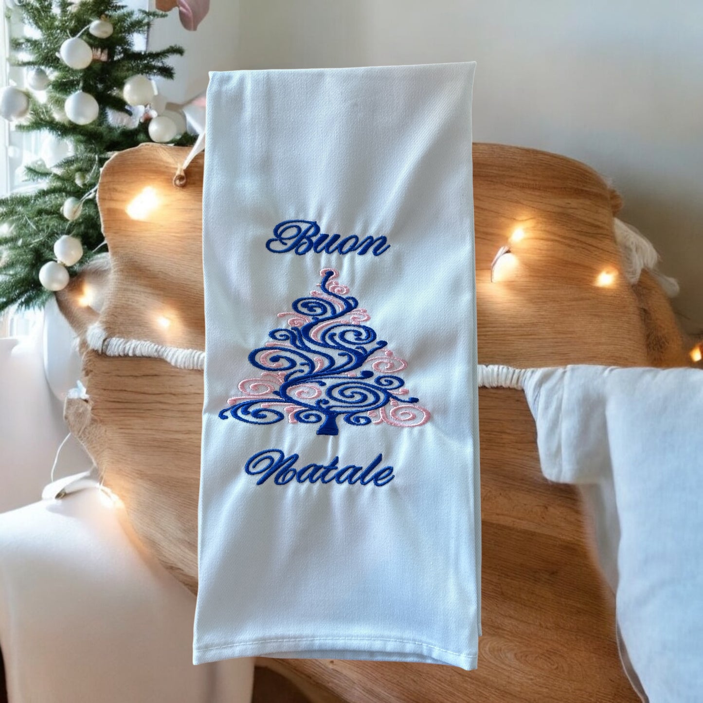 Buon Natale Tree Dishtowel